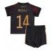 Duitsland Jamal Musiala #14 Babykleding Uitshirt Kinderen WK 2022 Korte Mouwen (+ korte broeken)